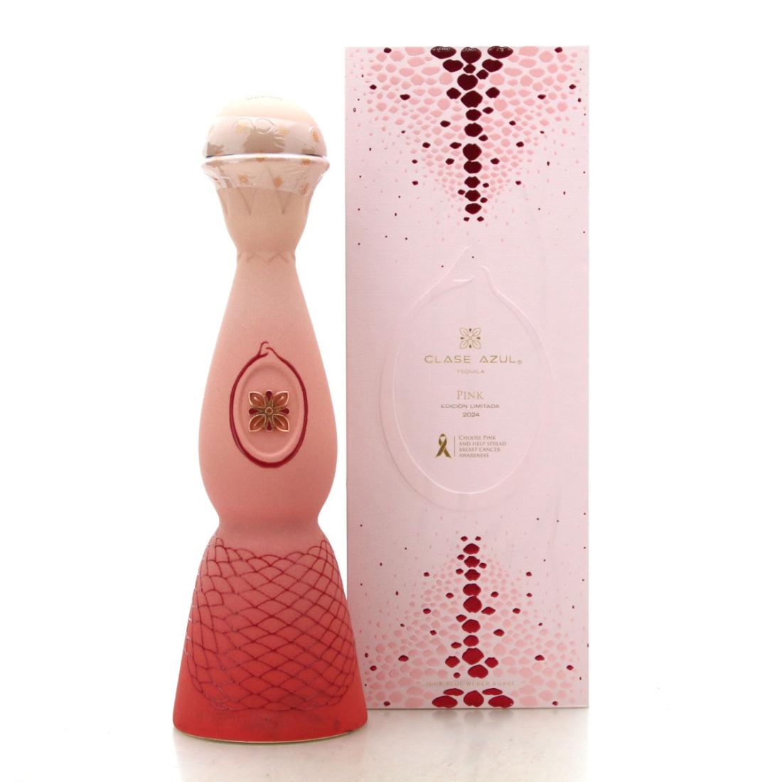 Clase Azul Tequila 2024 Pink Limited Edition 1 Litre Breast Cancer Awareness