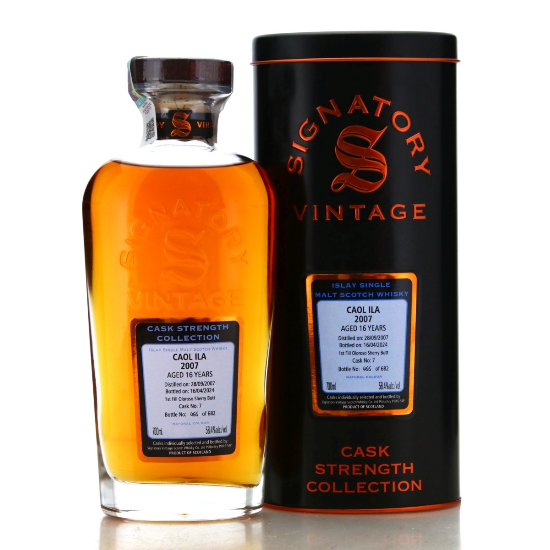 Image for Caol Ila 2007 Cask Strength Collection 16 Year Old