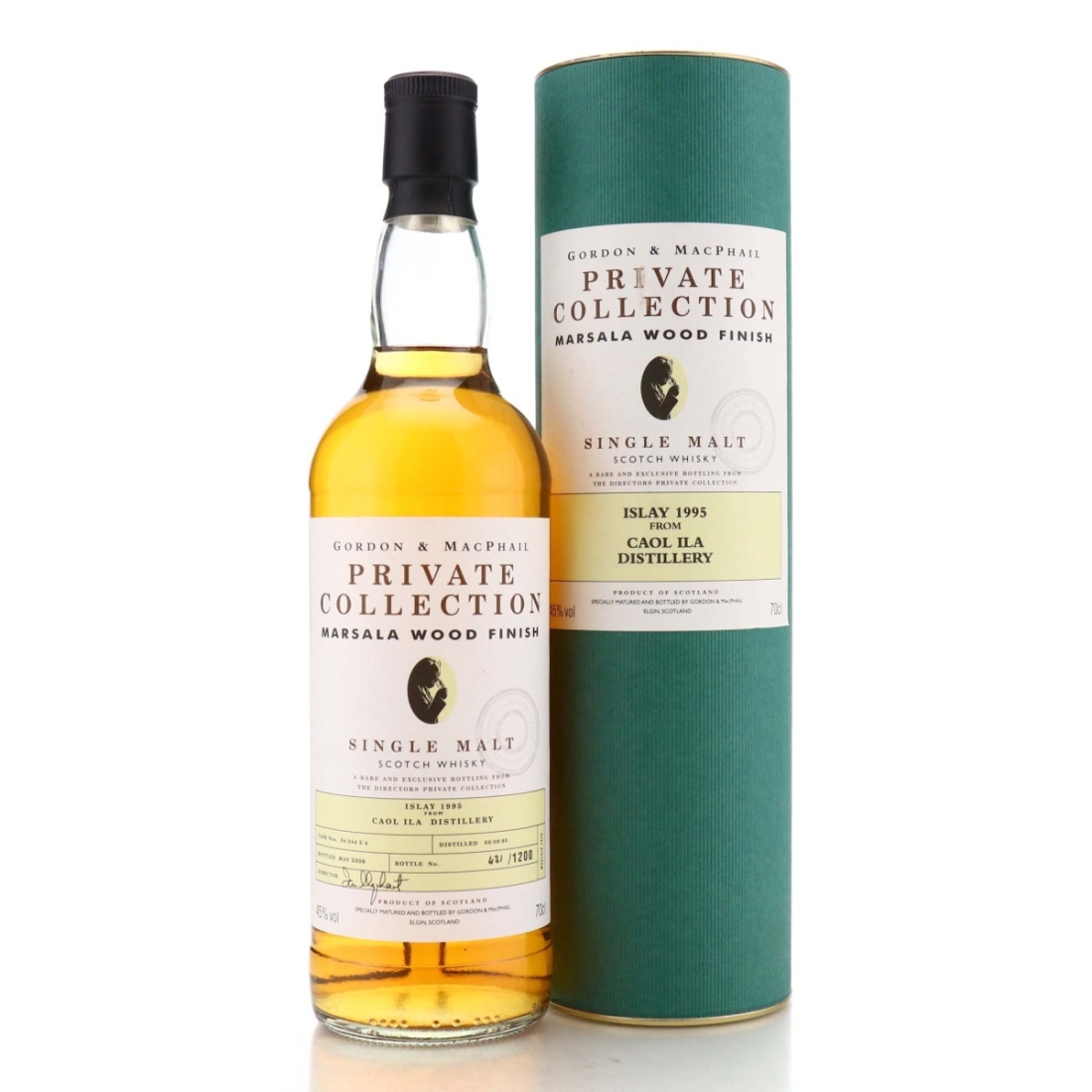 Image for Caol Ila 1995 Gordon and MacPhail Private Collection / Marsala Wood Finish