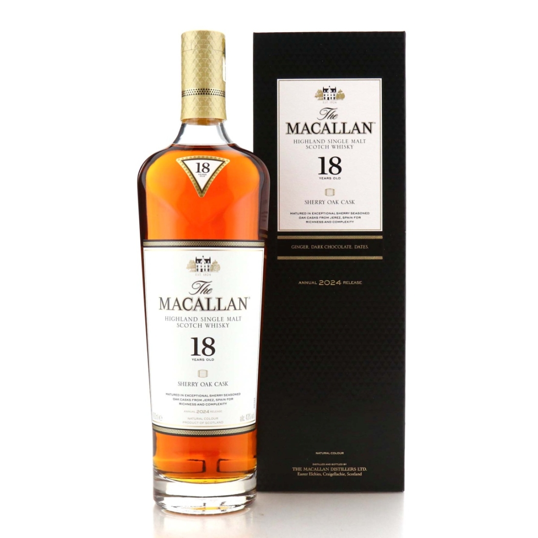 Image for Macallan 18 Year Old Sherry Oak 2024 Release