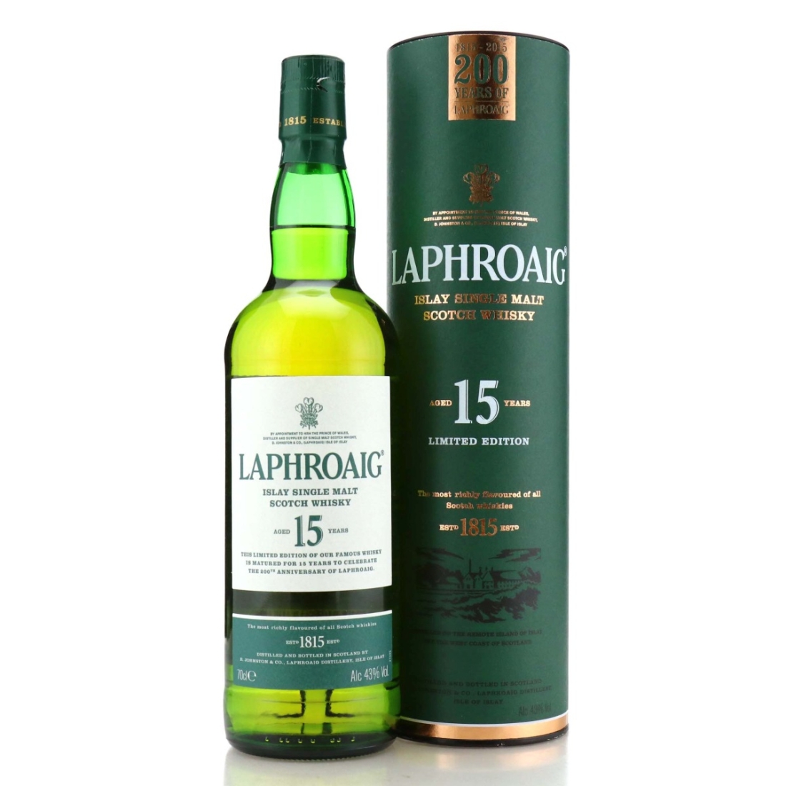 Image for Laphroaig 15 Year Old 200th Anniversary