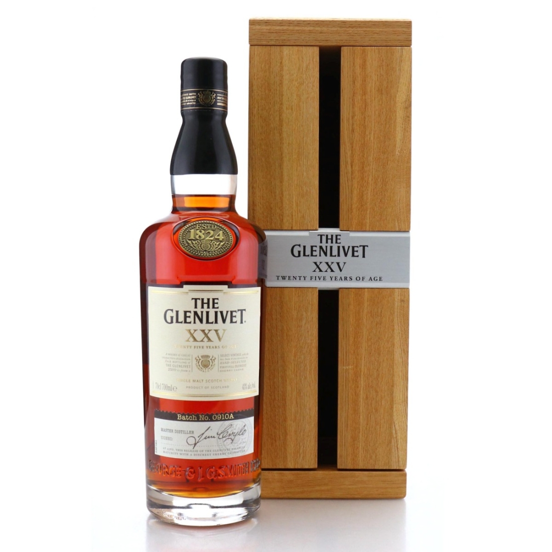 Image for Glenlivet 25 Year Old Batch #0910A