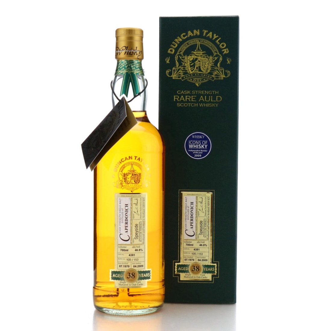 Image for Caperdonich 1970 Rare Auld 38 Year Old