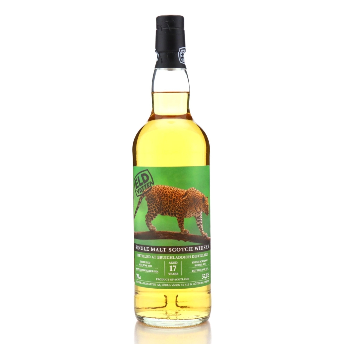 Image for Bruichladdich 2007 Svenska Eldvatten 17 Year Old