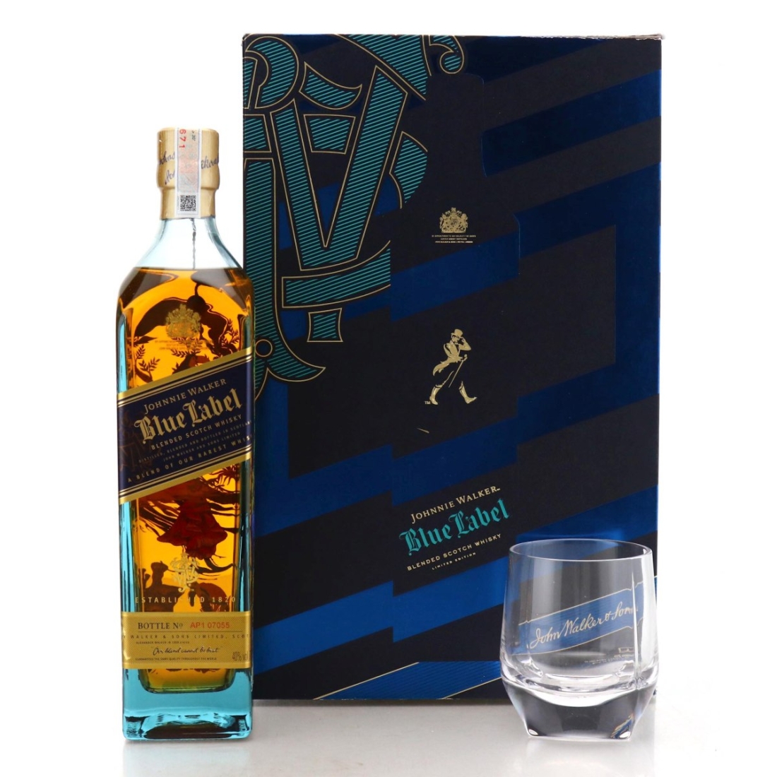 Image for Johnnie Walker Blue Label Gift Set / Rare Animals from Vietnam