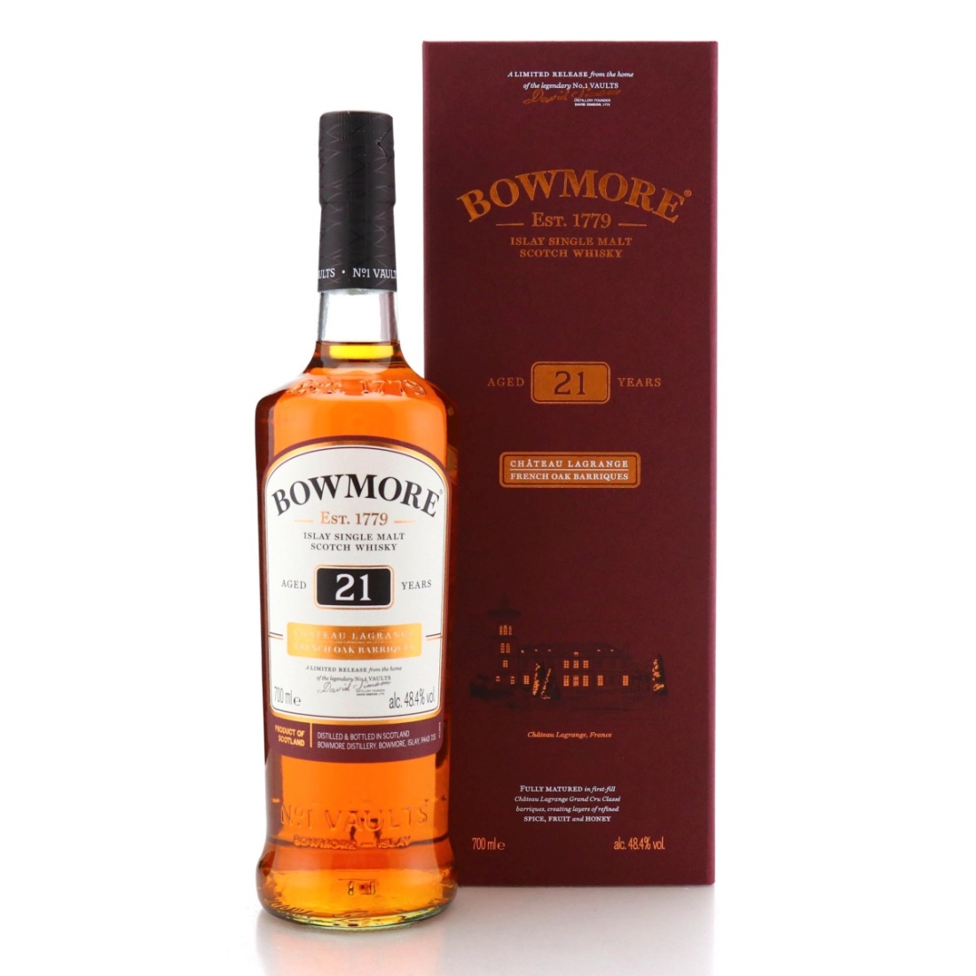Image for Bowmore 21 Year Old Château Lagrange French Oak Barriques