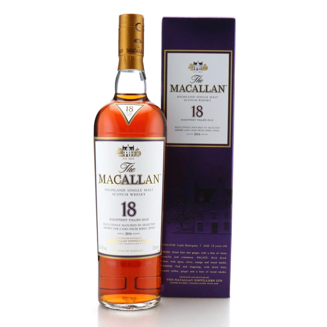 Image for Macallan 18 Year Old Annual 2016 Release