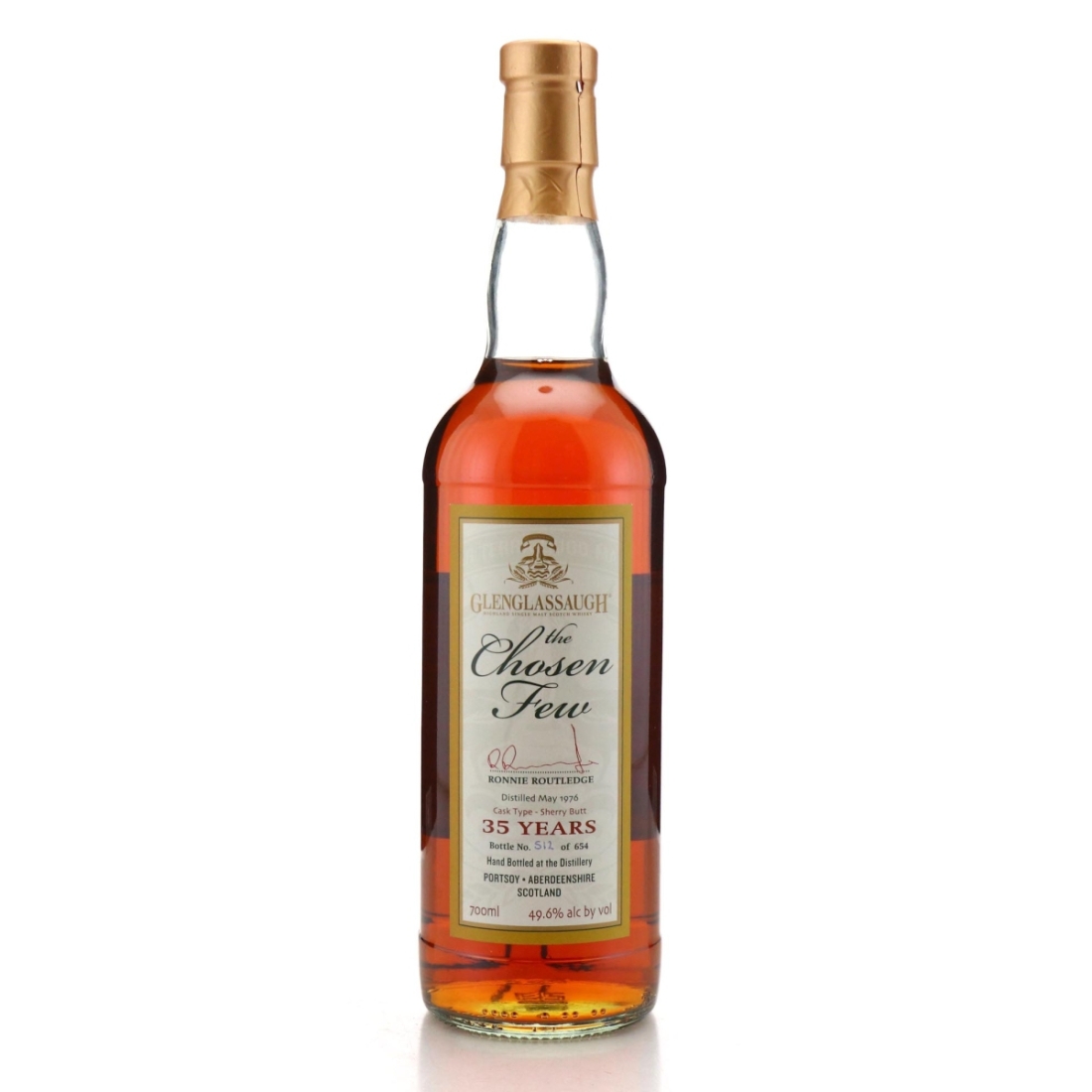Image for Glenglassaugh 1976 Chosen Few 'Ronnie Routledge' 35 Year Old