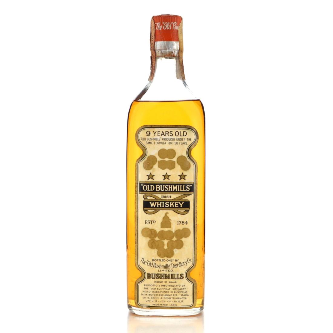 Old Bushmills 9 Year Old Irish Whiskey Sposetti