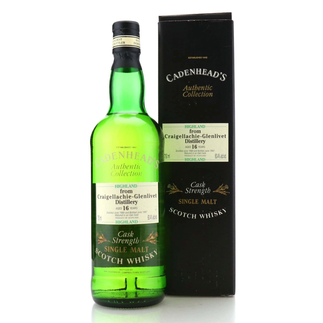 Image for Craigellachie 1980 Cadenhead's 16 Year Old