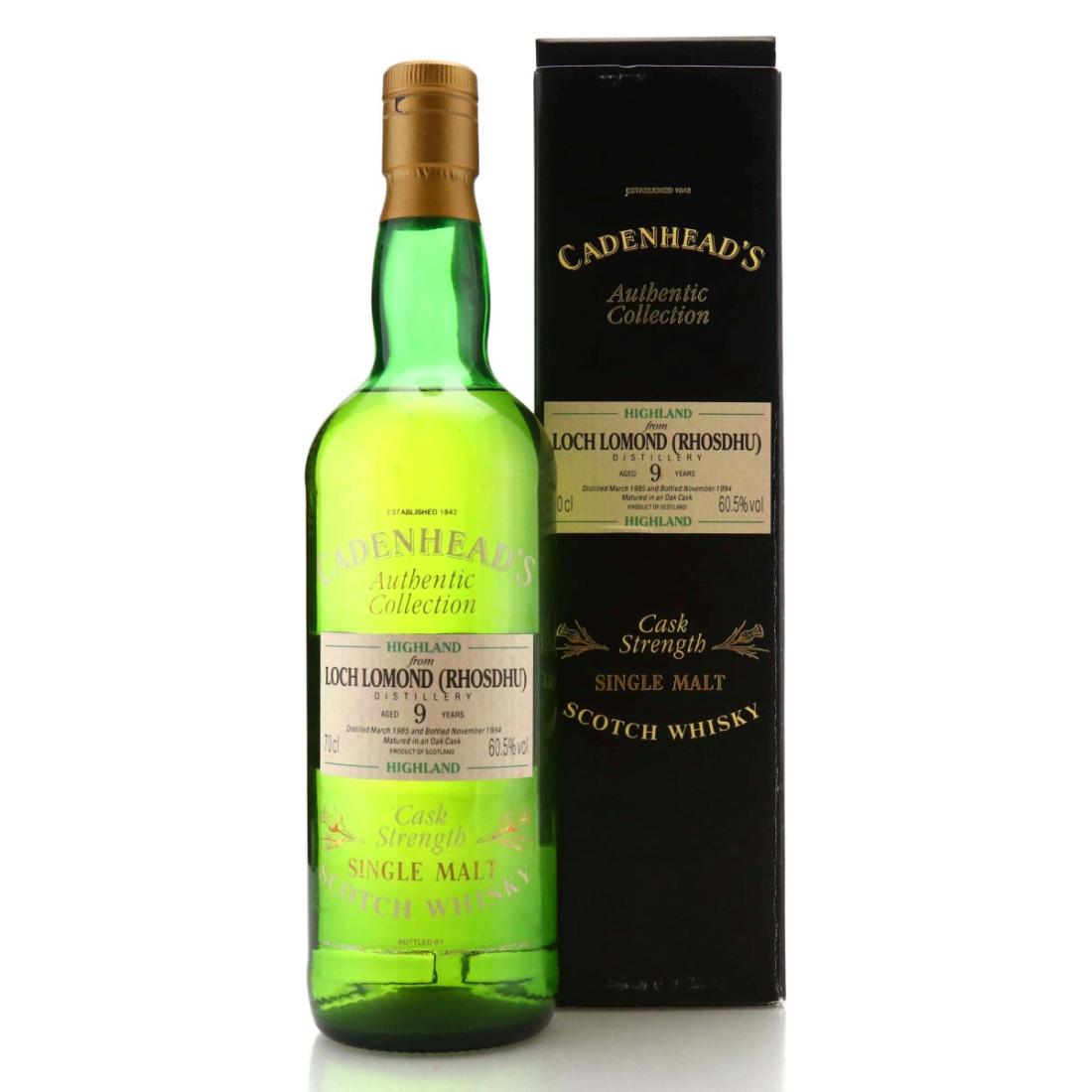 Loch Lomond Rhosdhu 1985 Cadenheads 9 Year Old