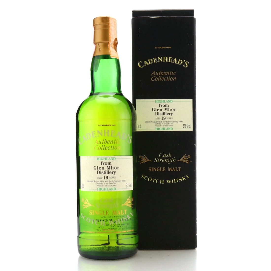 Image for Glen Mhor 1976 Cadenhead's Authentic Collection 19 Year Old