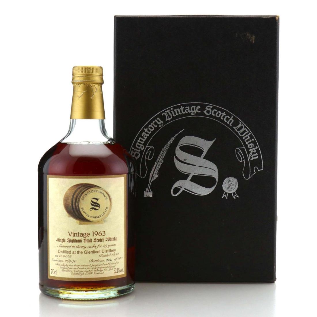 Glenlivet 1963 Signatory Vintage 29 Year Old