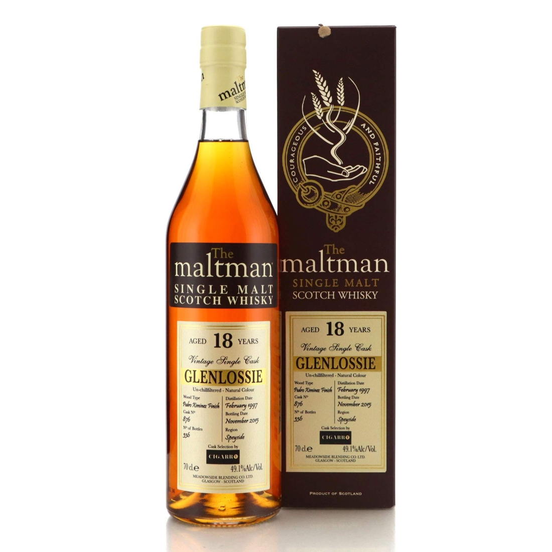 Image for Glenlossie 1997 The Maltman 18 Year Old 