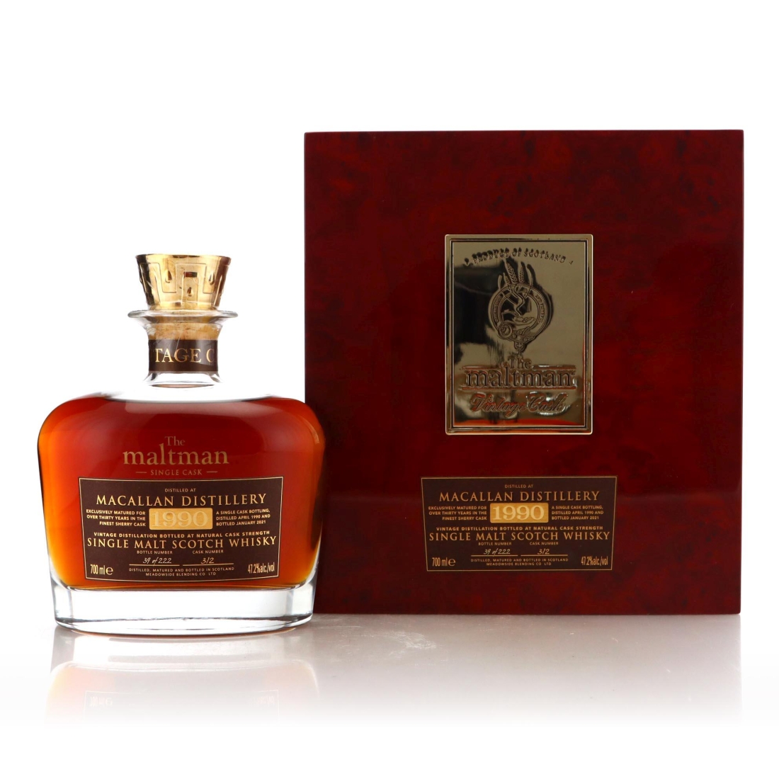 Image for Macallan 1990 The Maltman 30 Year Old