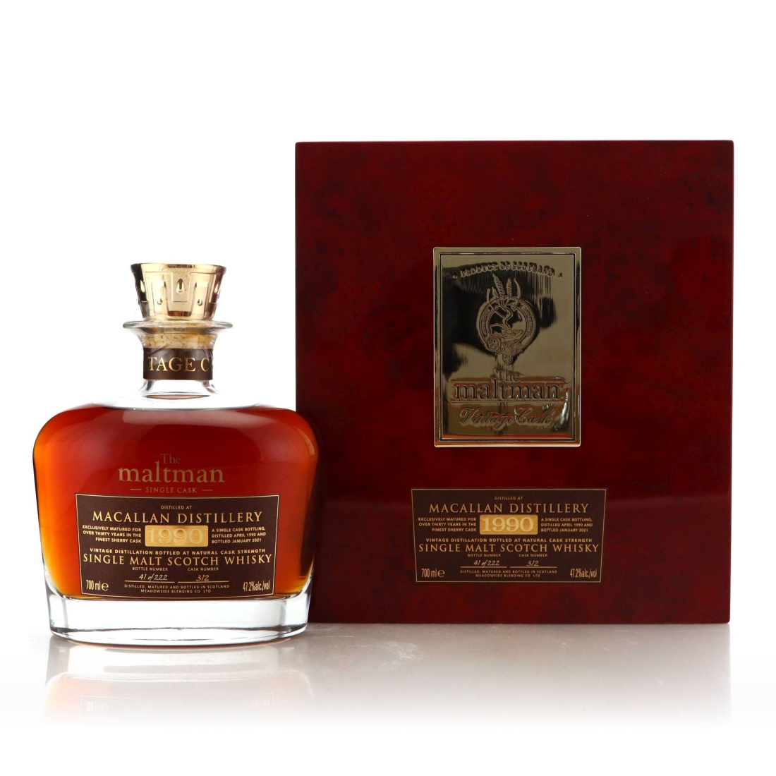 Image for Macallan 1990 The Maltman 30 Year Old