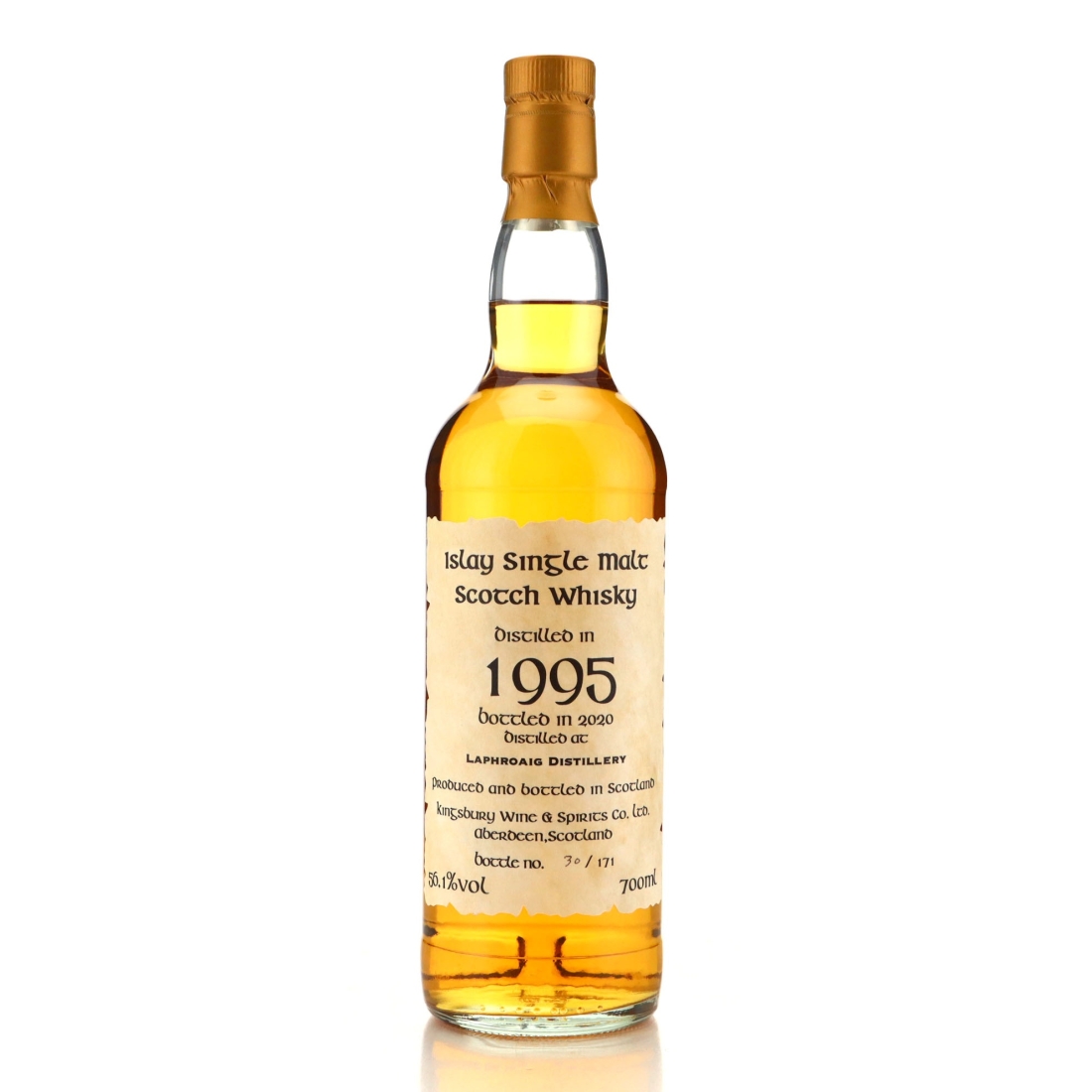 Image for Laphroaig 1995 Kingsbury 25 Year Old