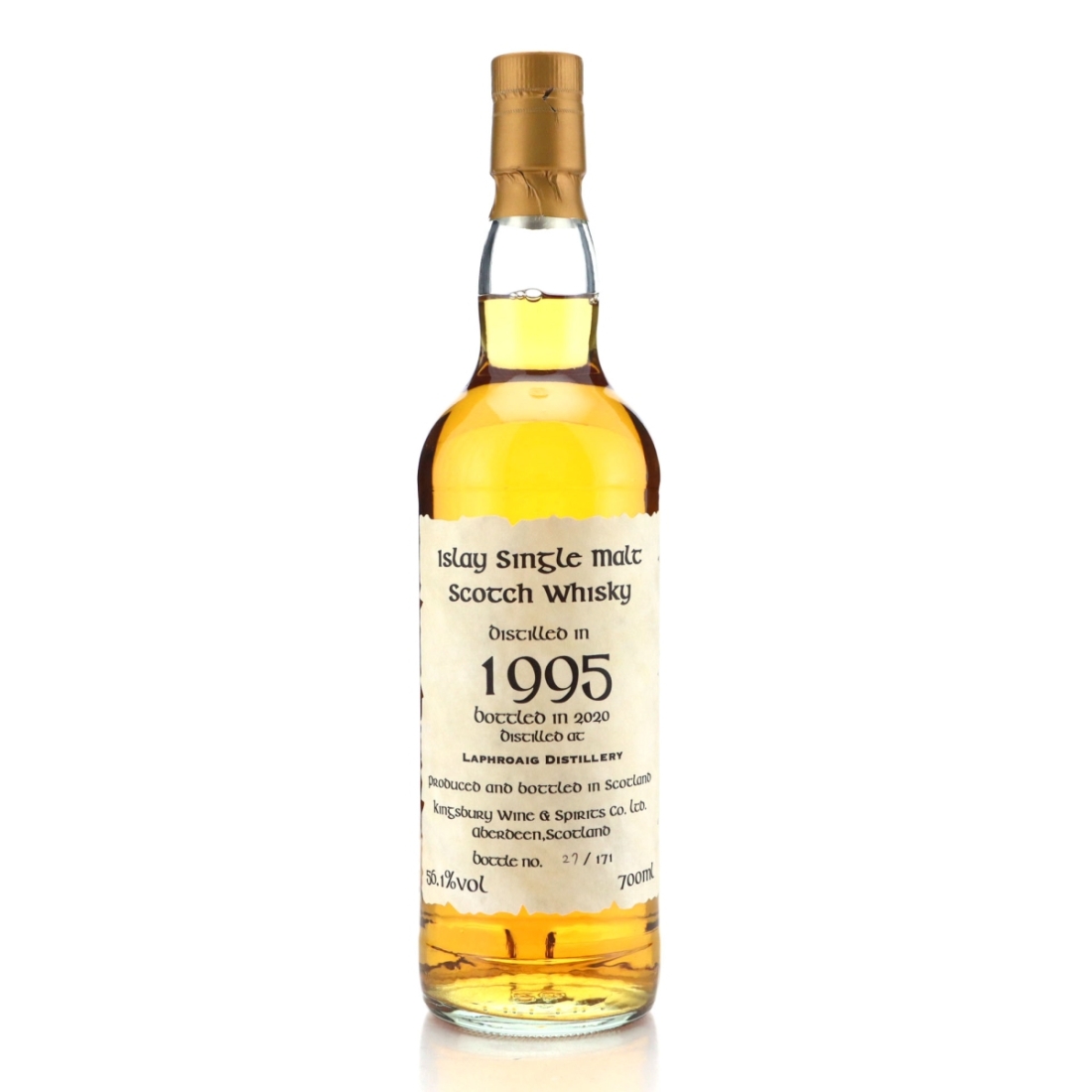 Image for Laphroaig 1995 Kingsbury 25 Year Old