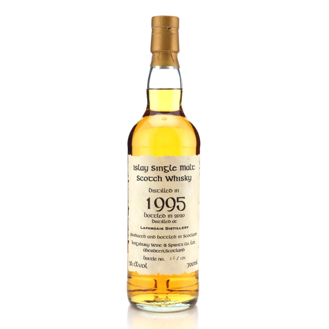 Image for Laphroaig 1995 Kingsbury 25 Year Old