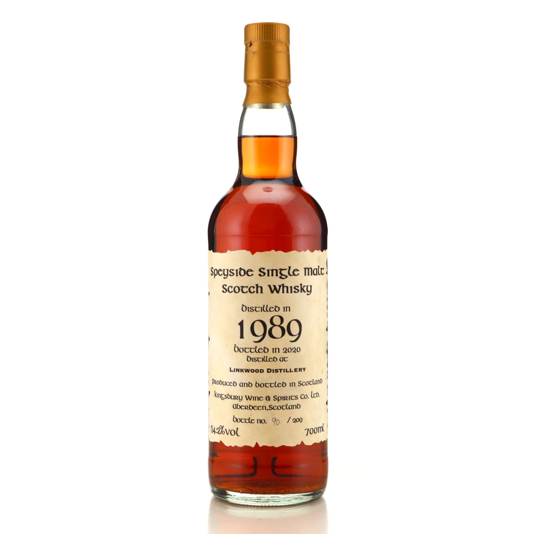 Image for Linkwood 1989 Kingsbury 30 Year Old