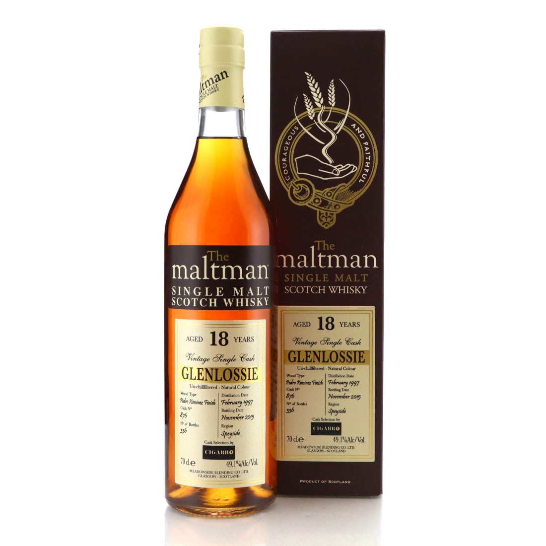 Image for Glenlossie 1997 The Maltman 18 Year Old 