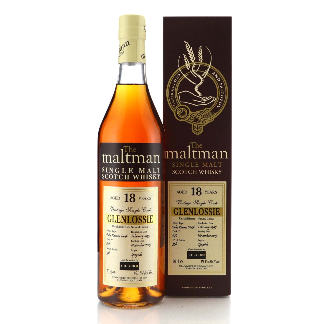 Image for Glenlossie 1997 The Maltman 18 Year Old 
