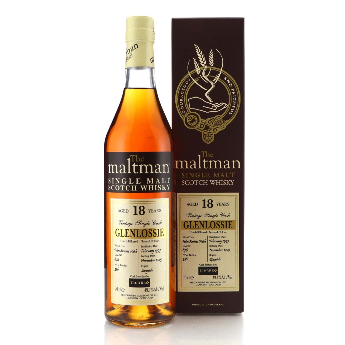 Image for Glenlossie 1997 The Maltman 18 Year Old 