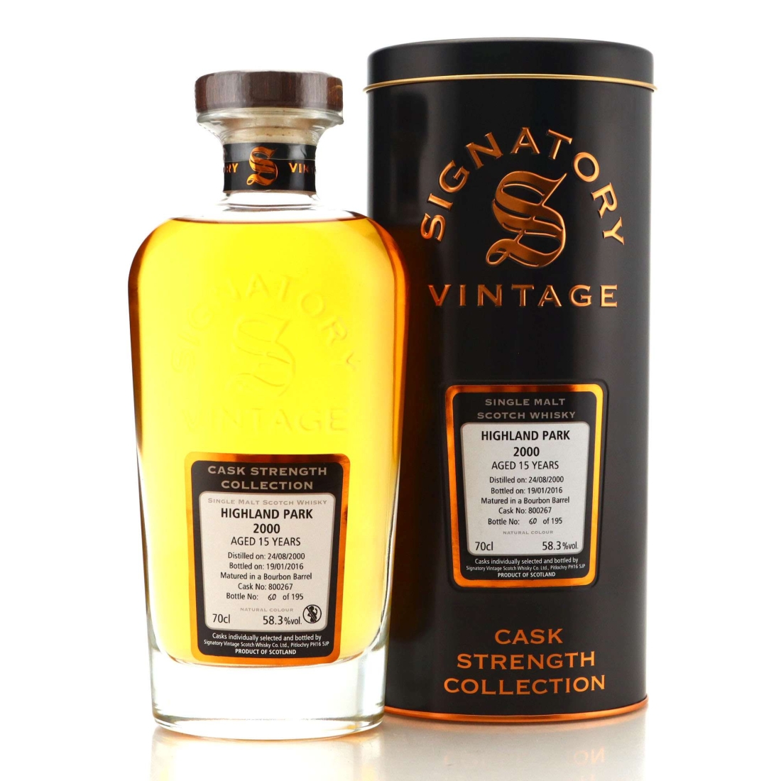 Image for Highland Park 2000 Cask Strength Collection 15 Year Old