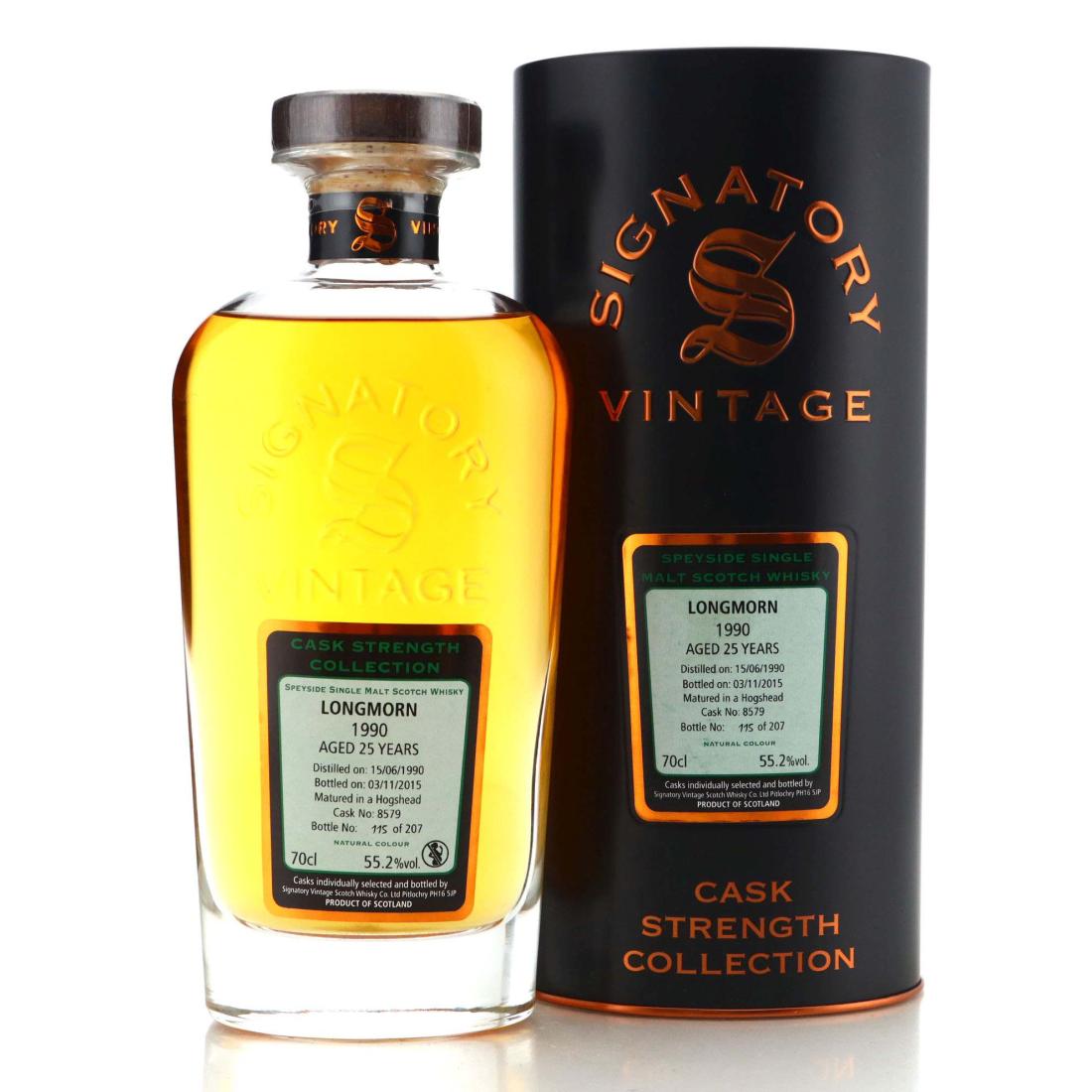 Longmorn 1990 Cask Strength Collection 25 Year Old