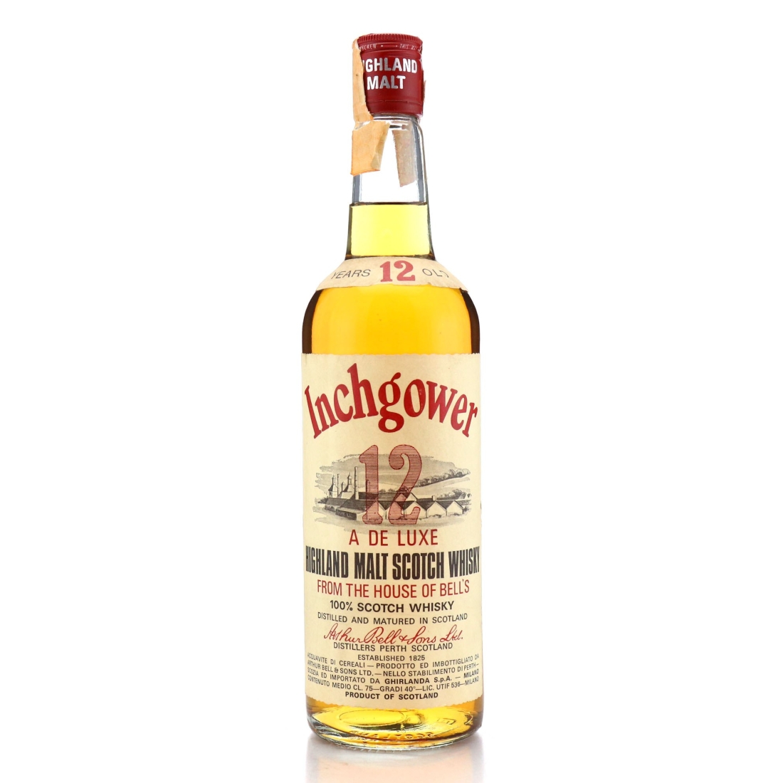 Image for Inchgower 12 Year Old De Luxe  - Ghirlanda