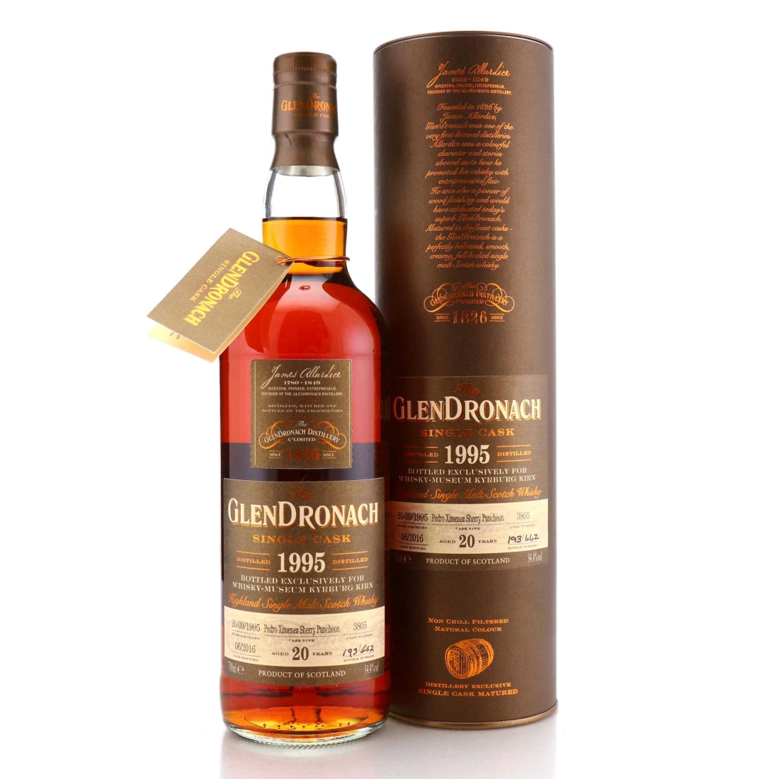 Image for Glendronach 1995 Single Cask 20 Year Old