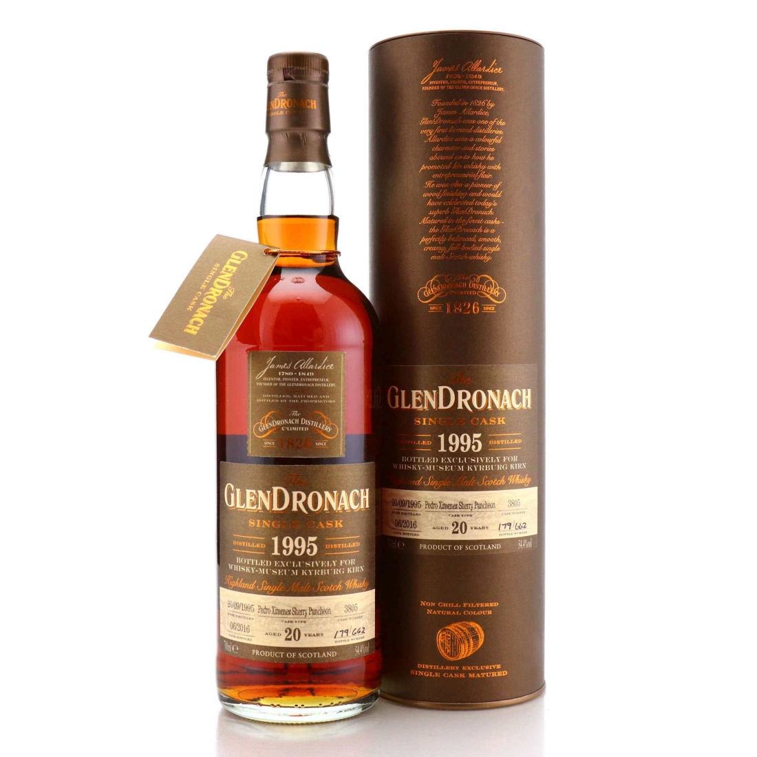 Image for Glendronach 1995 Single Cask 20 Year Old