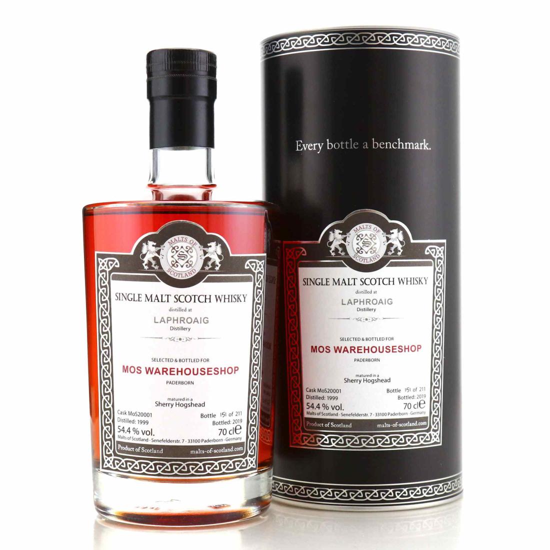 Laphroaig 1999 Malts Of Scotland Sherry Hogshead Mos Warehouseshop