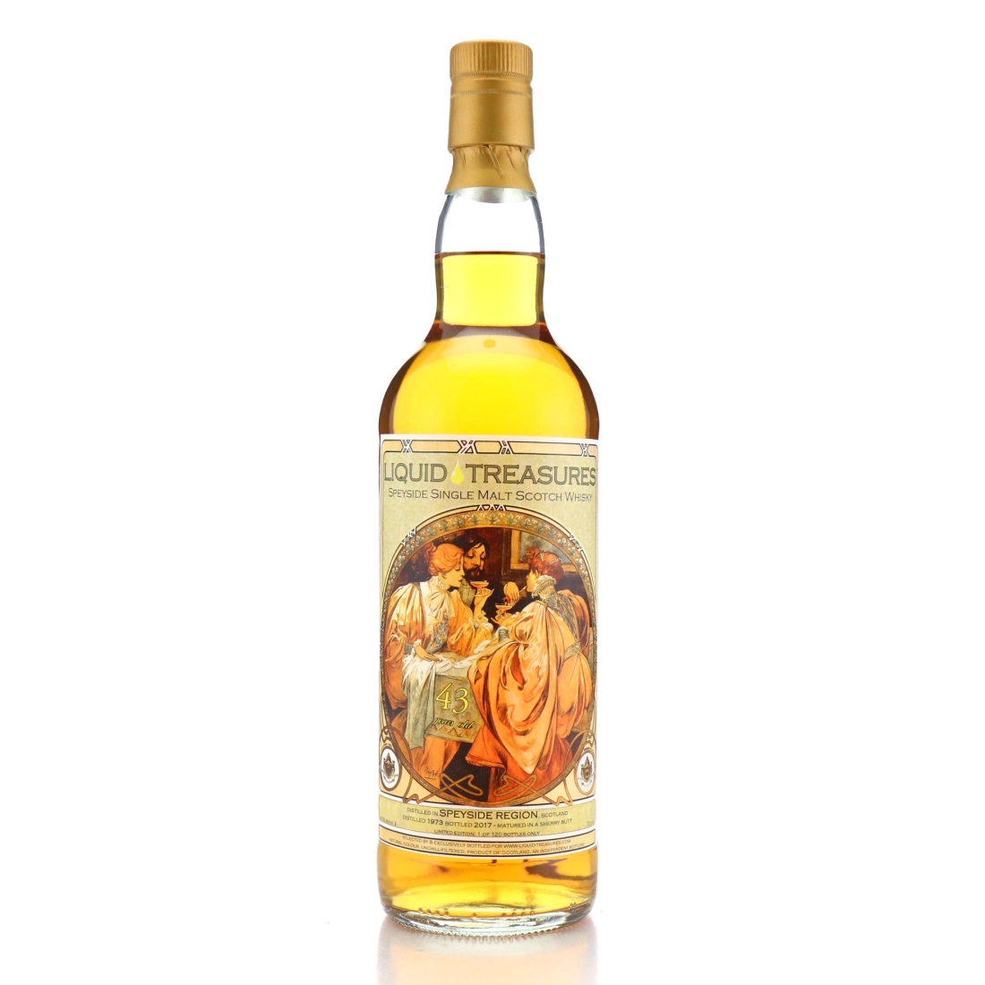 Image for Speyside Single Malt 1973 Liquid Treasures 43 Year Old