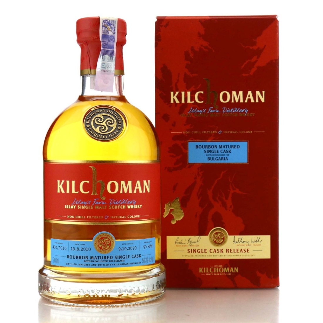 Image for Kilchoman 2010 Single Cask #430 - Bulgaria
