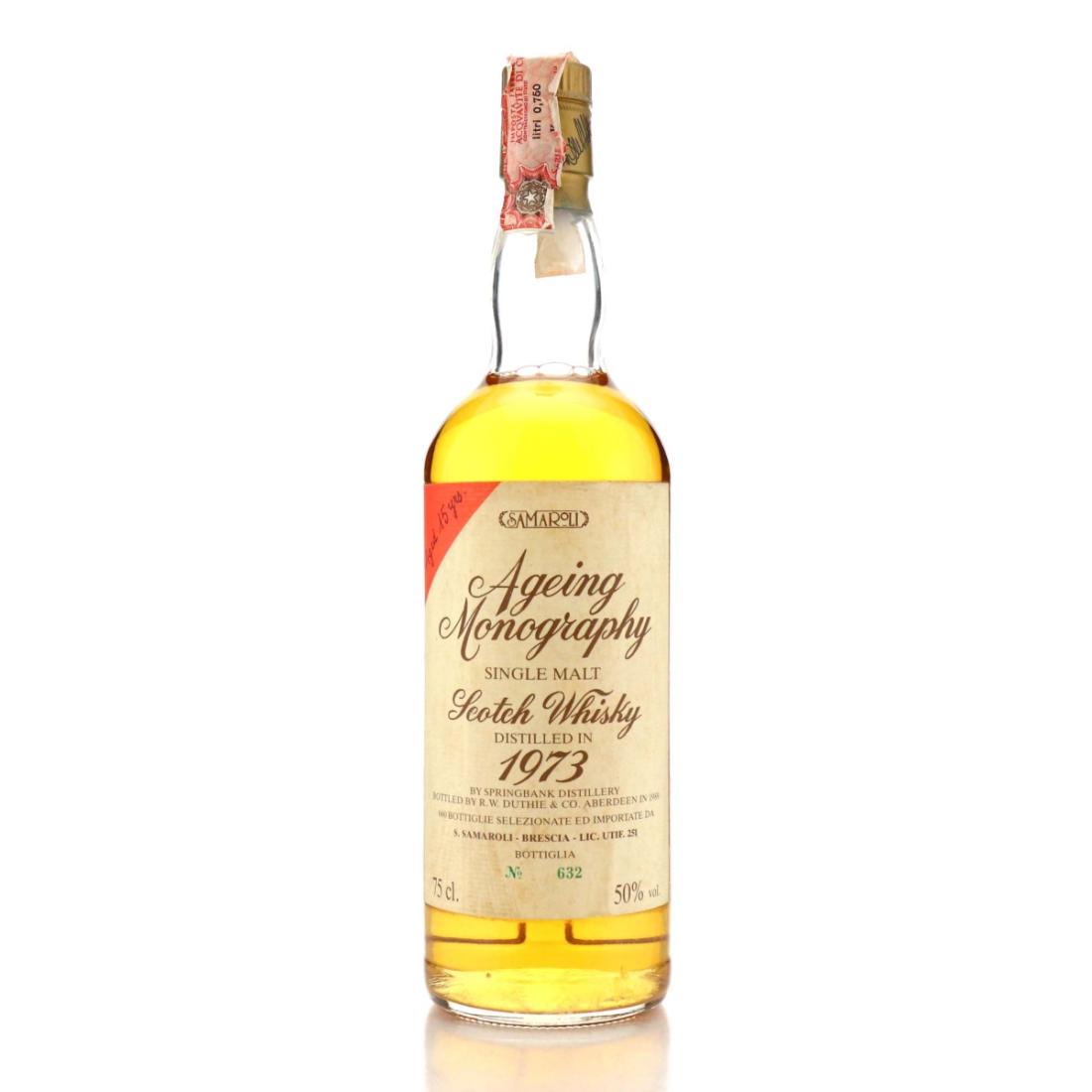 Springbank 1973 Ageing Monography 15