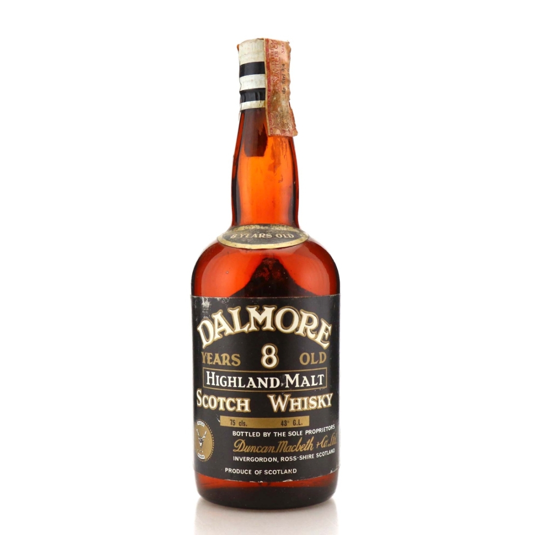 Image for Dalmore 8 Year Old Duncan Macbeth 1960s