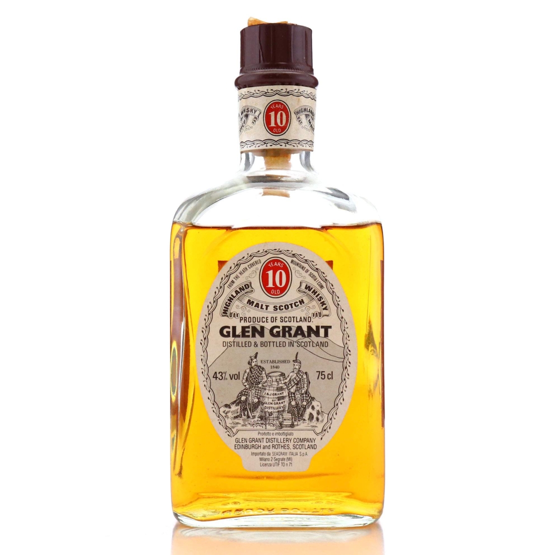 Image for Glen Grant 10 Year Old 1980s / Seagram Italia Import