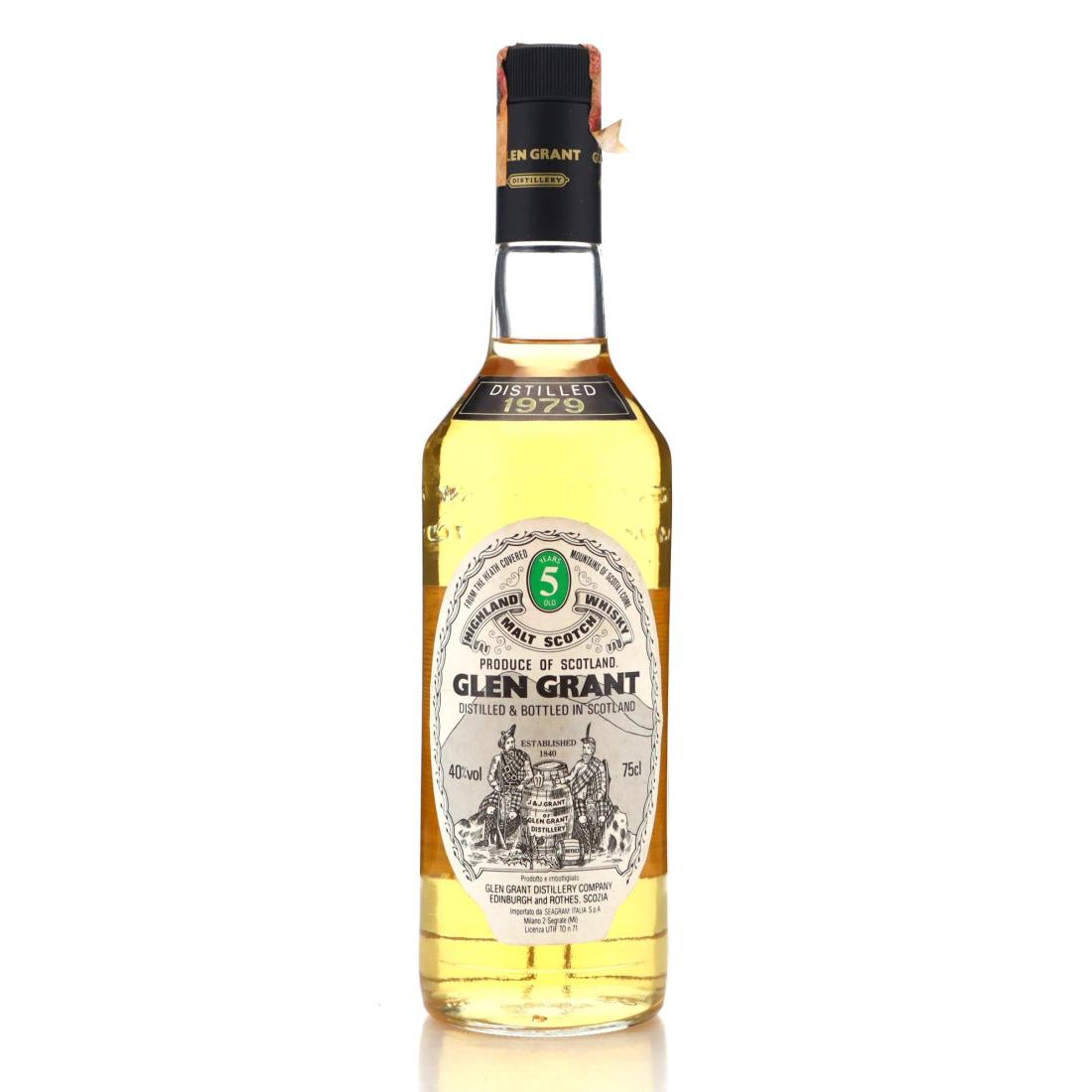 Glen Grant 1979 5 Year Old Seagram Italia Import