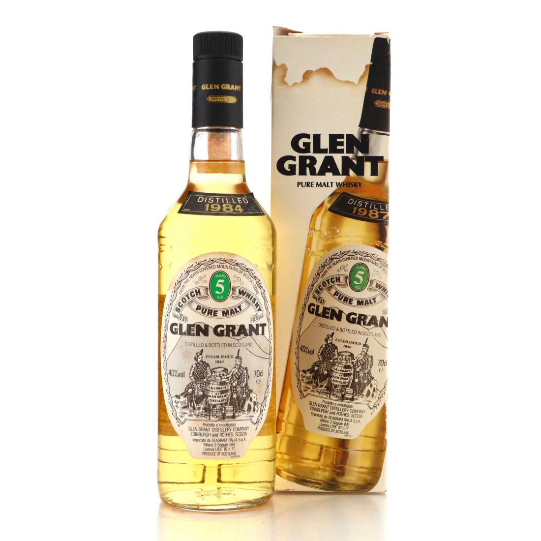 Glen Grant 1984 5 Year Old Seagram Italia