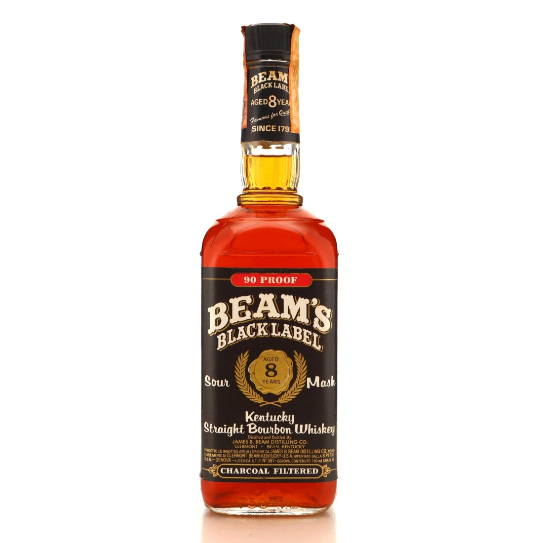 Image for Beam's Black Label 8 Year Old 1986