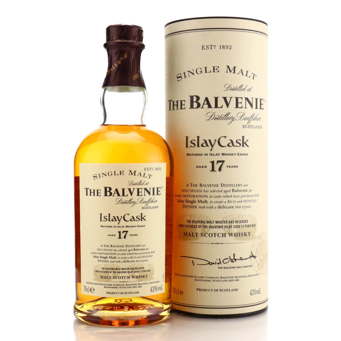 Image for Balvenie Islay Cask 17 Year Old