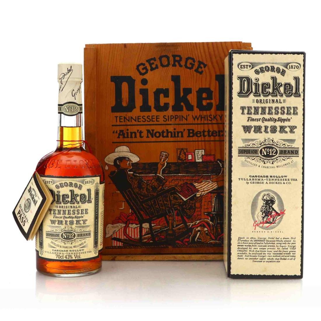 George Dickel Superior No.12 Brand Wooden Box Whisky | Whisky Auctioneer