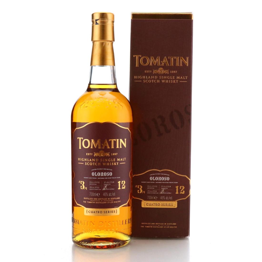 Tomatin 2002 Oloroso Cask Finish 12 Cuatro 3