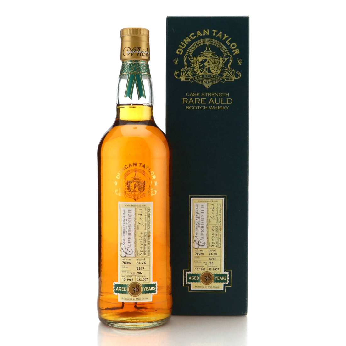 Image for Caperdonich 1968 Rare Auld 38 Year Old