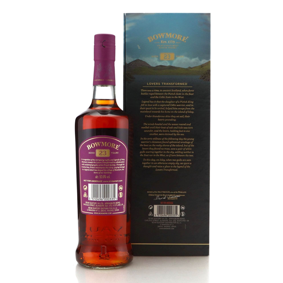 Image for Bowmore Lovers Transformed 23 Year Old - Frank Quitely