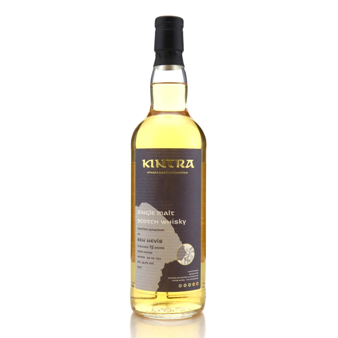 Image for Ben Nevis 2001 Kintra Whisky 15 Year Old