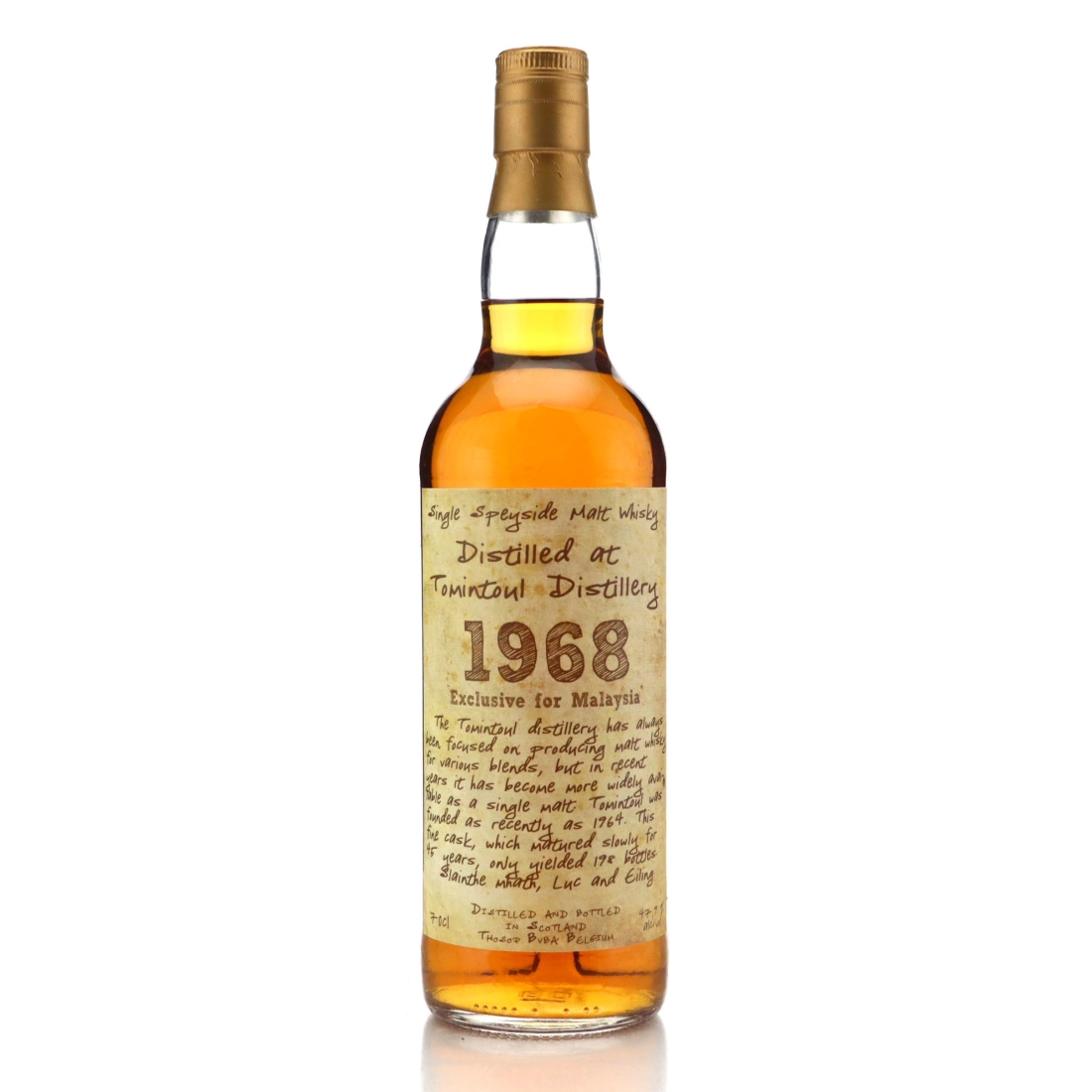 Image for Tomintoul 1968 Exclusive for Malaysia 45 Year Old