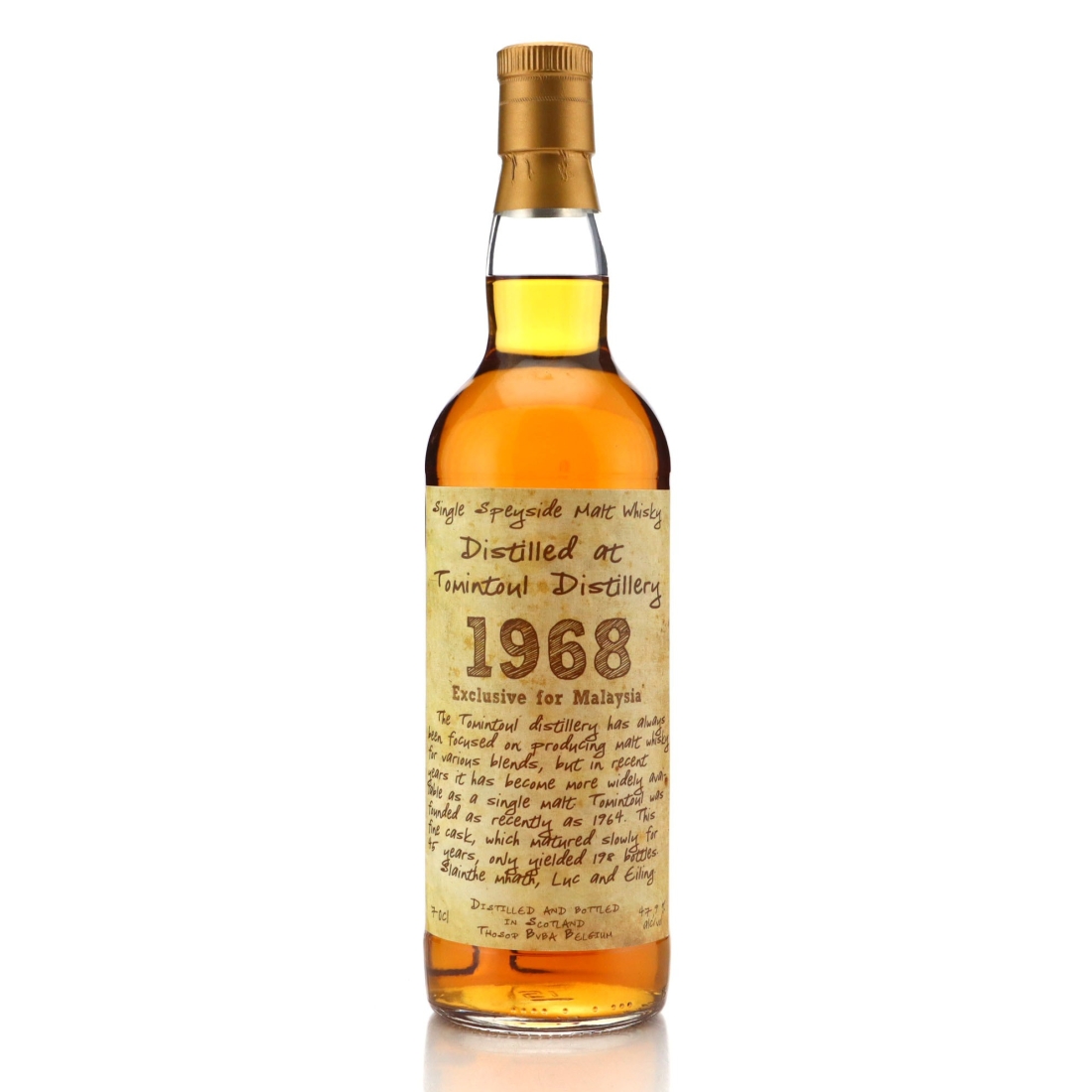 Image for Tomintoul 1968 Exclusive for Malaysia 45 Year Old