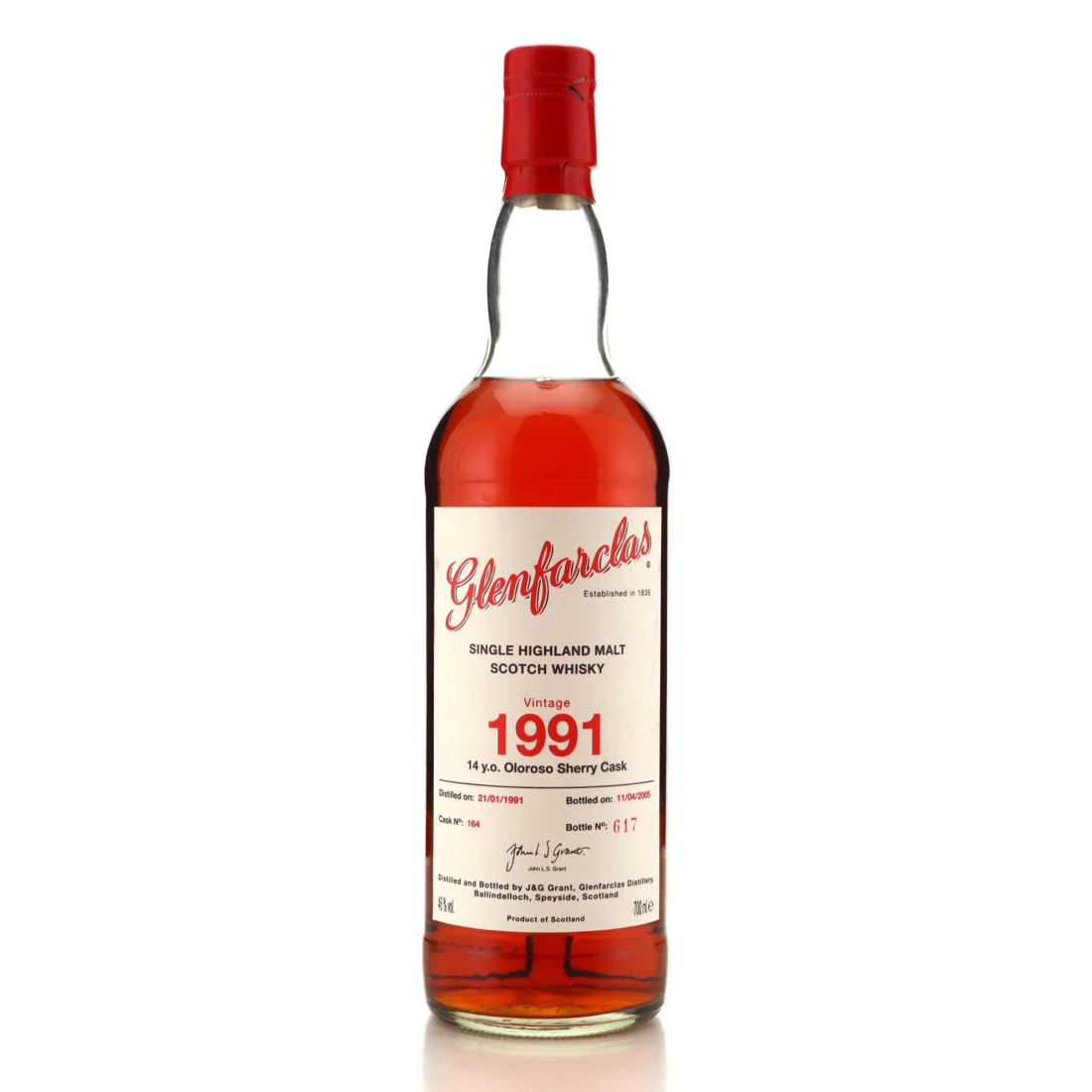 Image for Glenfarclas 1991 Single Cask 14 Year Old